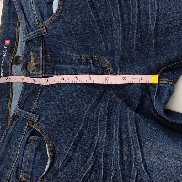 NINE PLANET Whiskering Skinny Jeans size 9 Non distressed 31" inseam - Picture 11 of 13